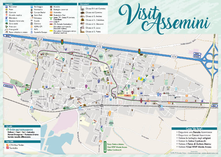 Fronte mappa VisitAssemini